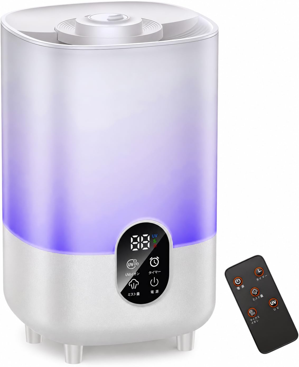Amazon.co.jp: 加湿器 大容量 4.5L 【革新モデル・上から給水・UV